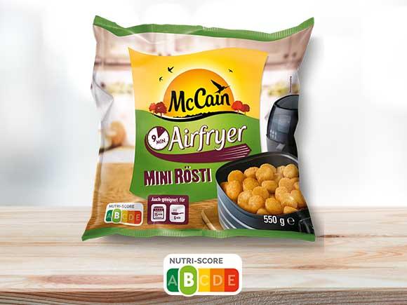 McCain Airfryer Mini Rösti - Kartoffelprodukte von